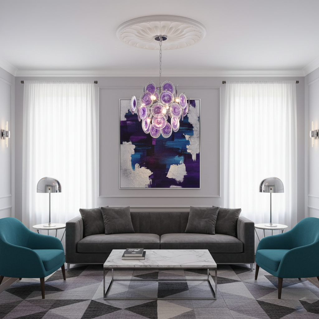 Rovigo Glass Chandelier — product view 12