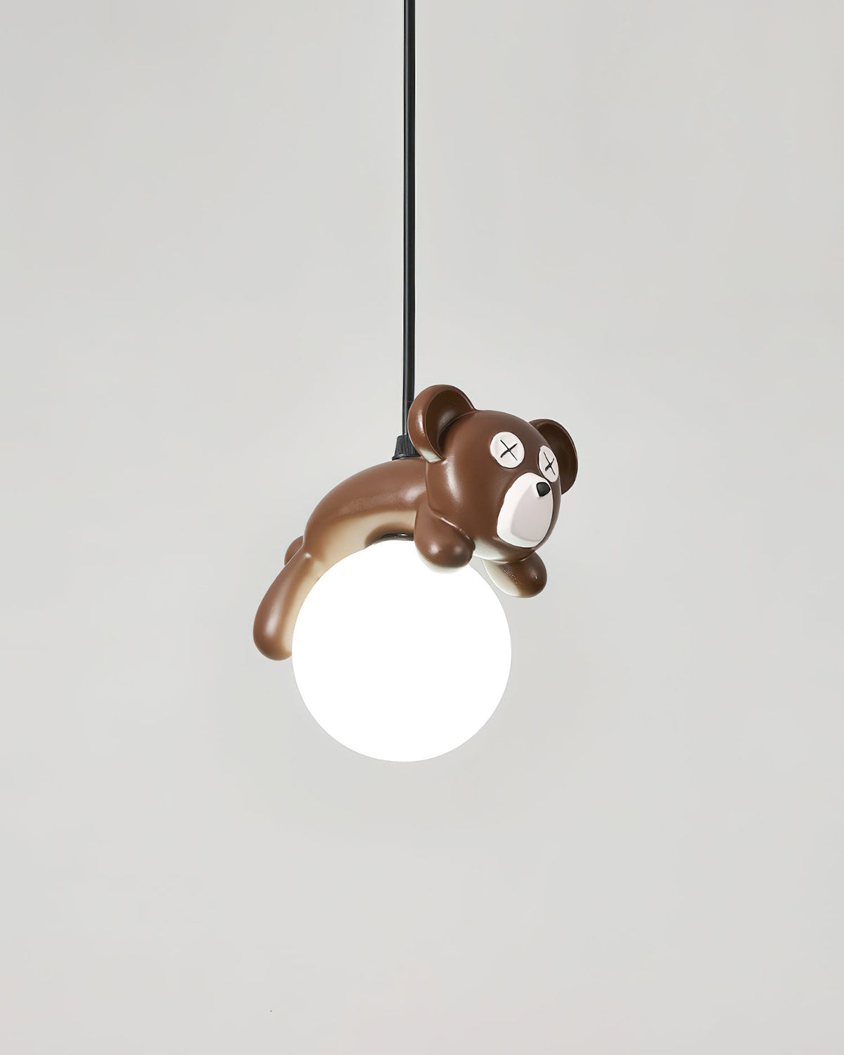 Sleepy Bear Glass Pendant Lamp — product view 6