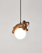 Sleepy Bear Glass Pendant Lamp — product view 7