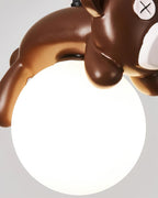 Sleepy Bear Glass Pendant Lamp — product view 9