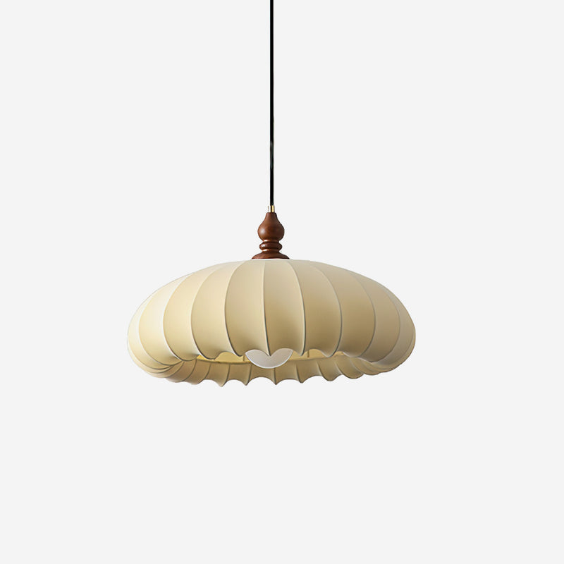 Lotus Belly Wood Pendant Lamp — product view 1