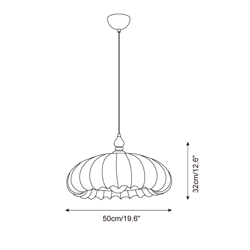 Lotus Belly Wood Pendant Lamp — product view 5