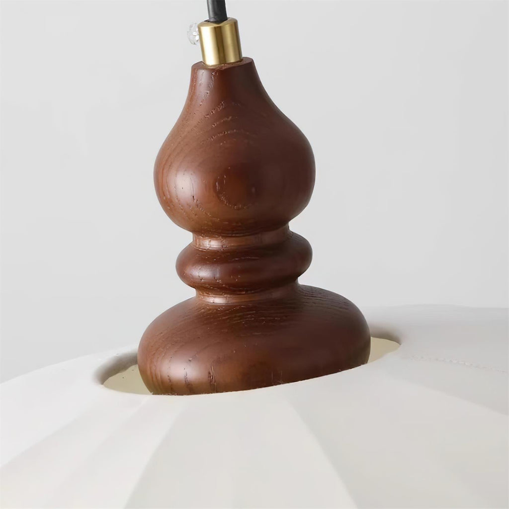 Lotus Belly Wood Pendant Lamp — product view 7
