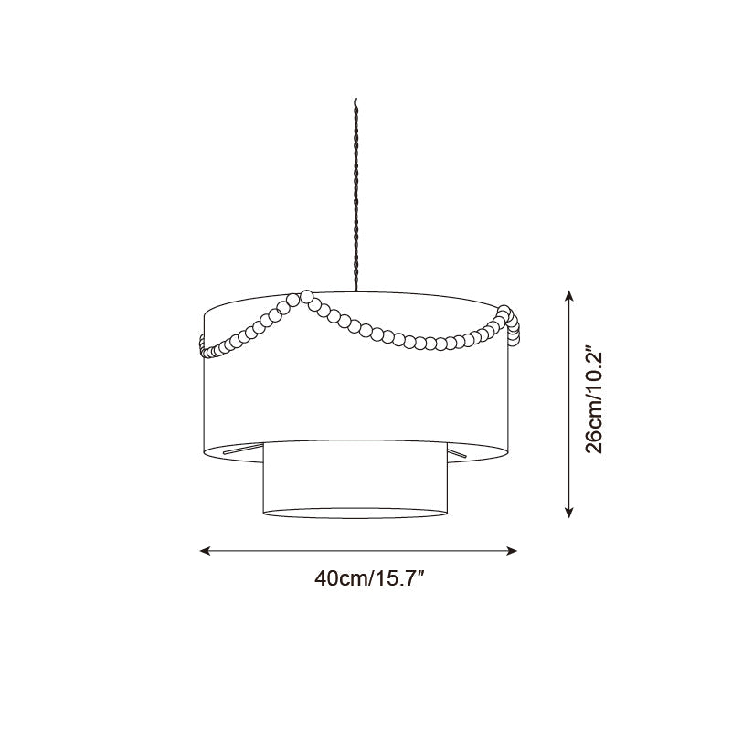 Raffine Wood Pendant Lamp — product view 5