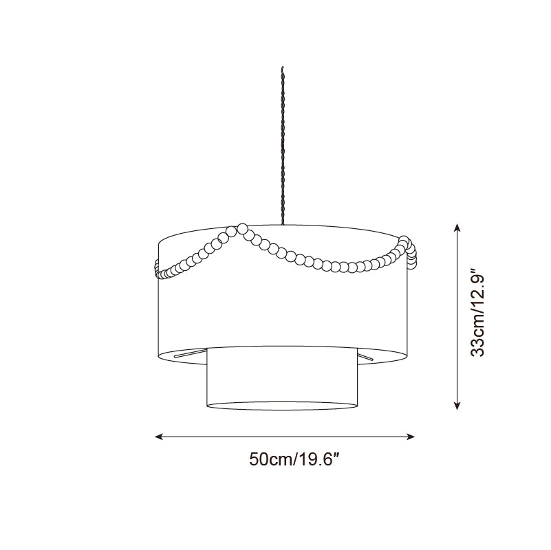 Raffine Wood Pendant Lamp — product view 6