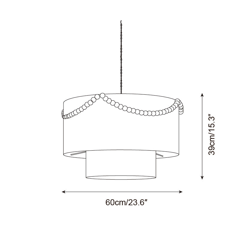 Raffine Wood Pendant Lamp — product view 7