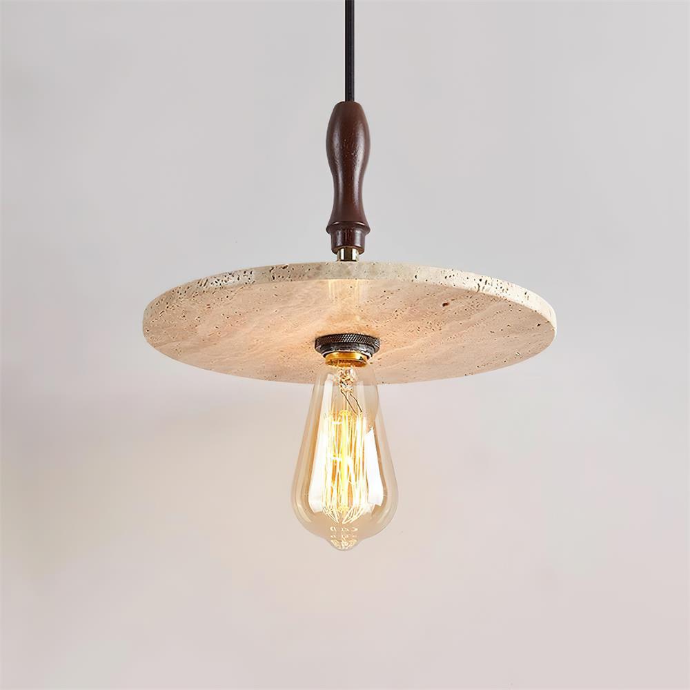 Orbiton Travertine Pendant Lamp — product view 2