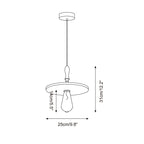 Orbiton Travertine Pendant Lamp — product view 5