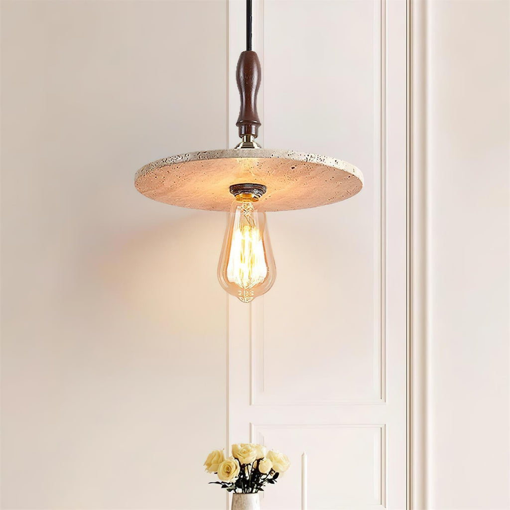 Orbiton Travertine Pendant Lamp — product view 13