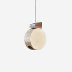 Terra Ring Travertine Pendant Lamp — product view 1