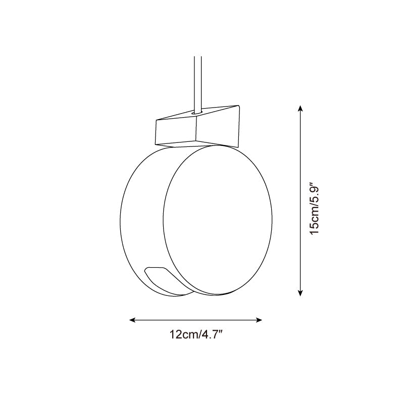 Terra Ring Travertine Pendant Lamp — product view 5