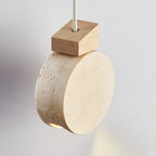 Terra Ring Travertine Pendant Lamp — product view 6