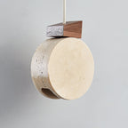 Terra Ring Travertine Pendant Lamp — product view 7
