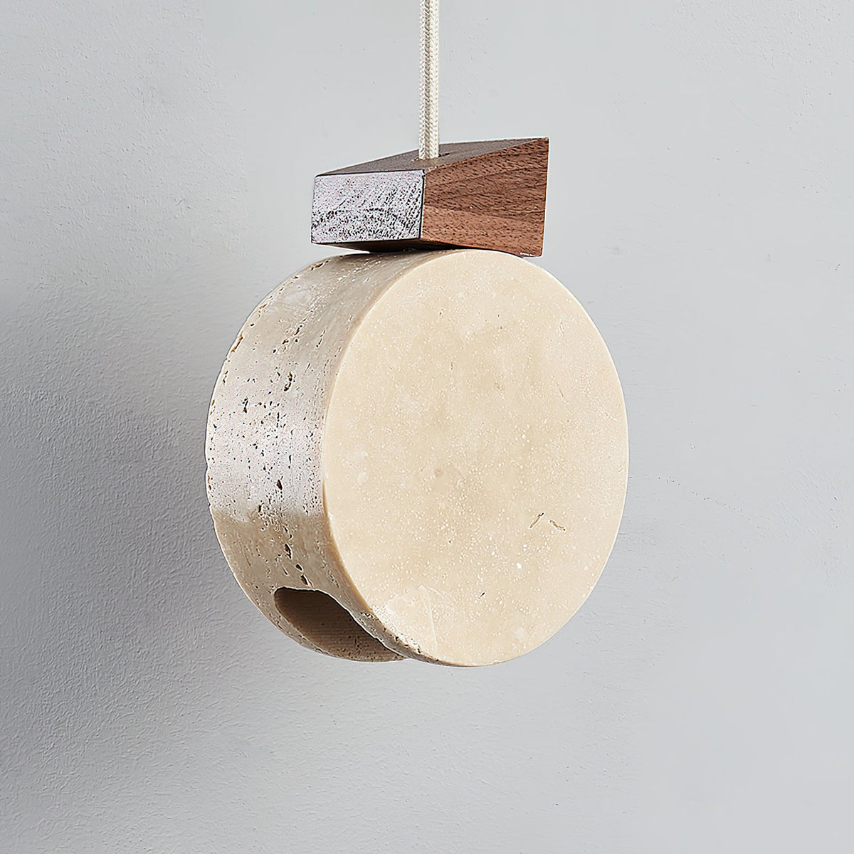 Terra Ring Travertine Pendant Lamp — product view 7