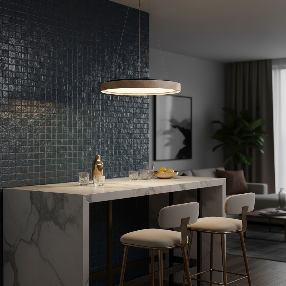 Stonix Travertine Pendant Lamp — product view 12