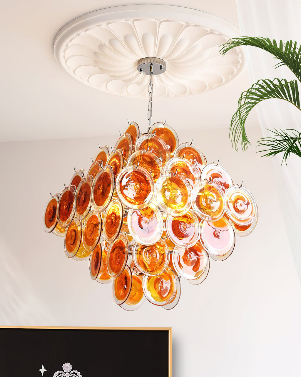 Carmosa Glass Chandelier — product view 2