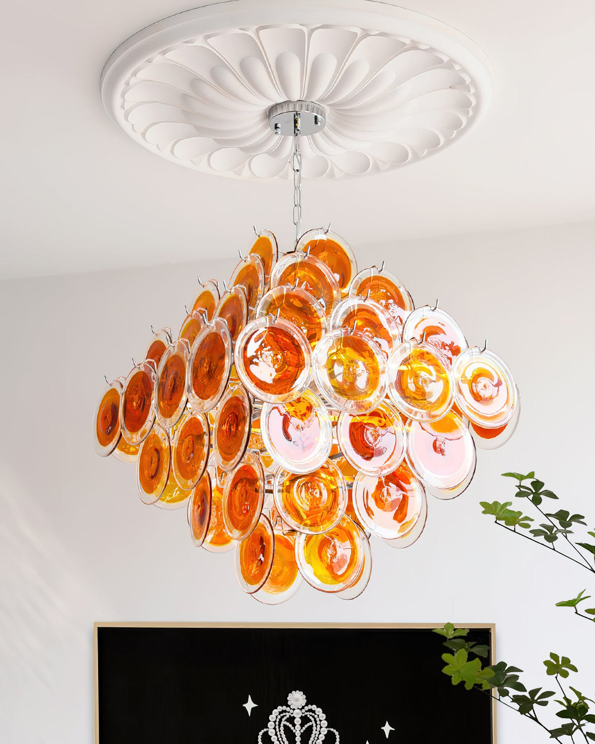 Carmosa Glass Chandelier — product view 3