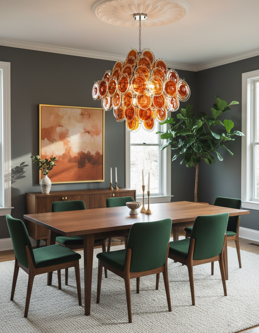 Carmosa Glass Chandelier — product view 9