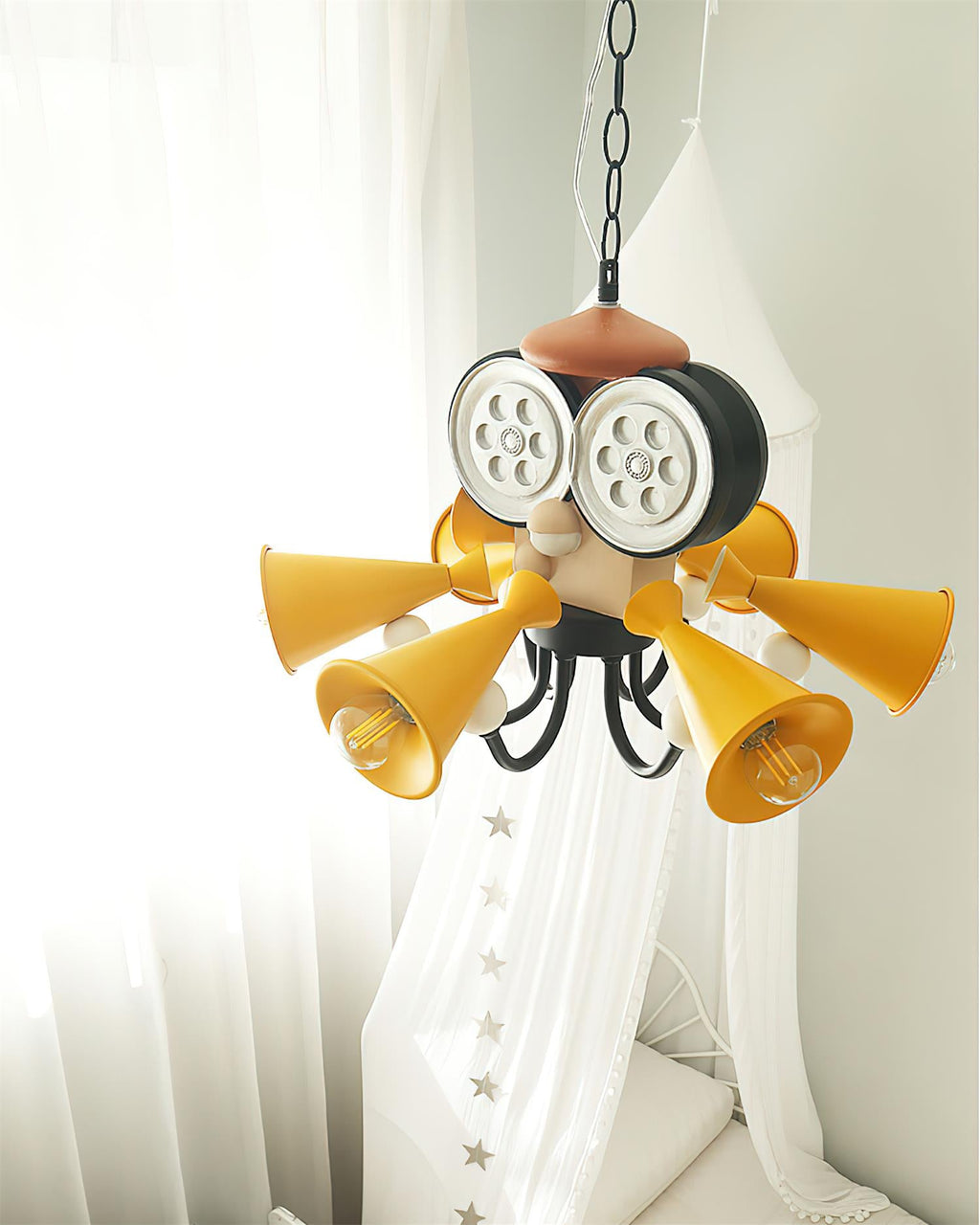 Octopus Director Metal Chandelier — product view 2