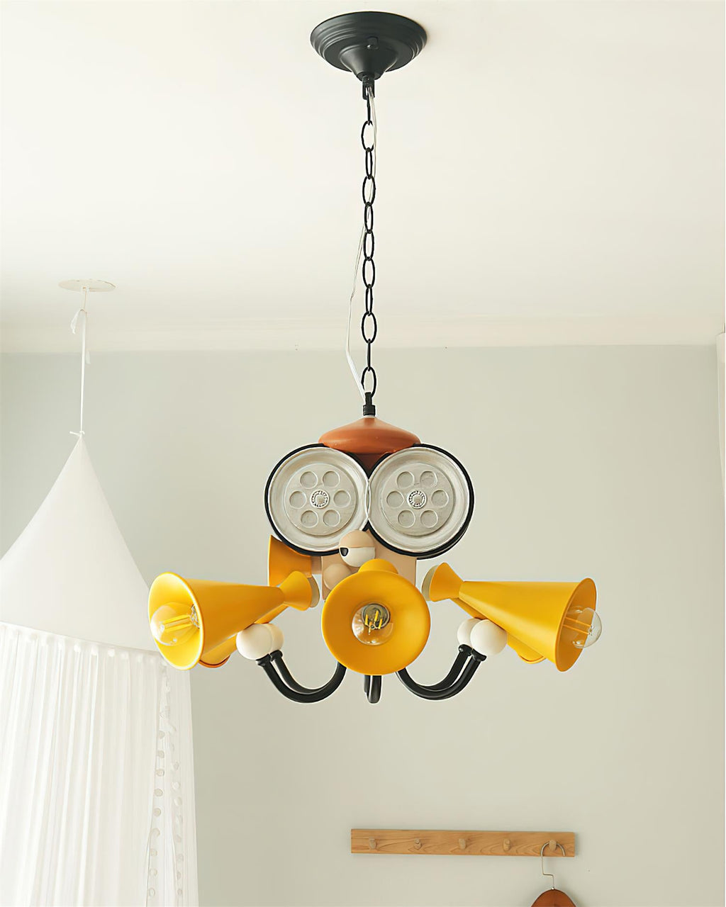 Octopus Director Metal Chandelier — product view 3