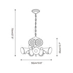 Octopus Director Metal Chandelier — product view 5