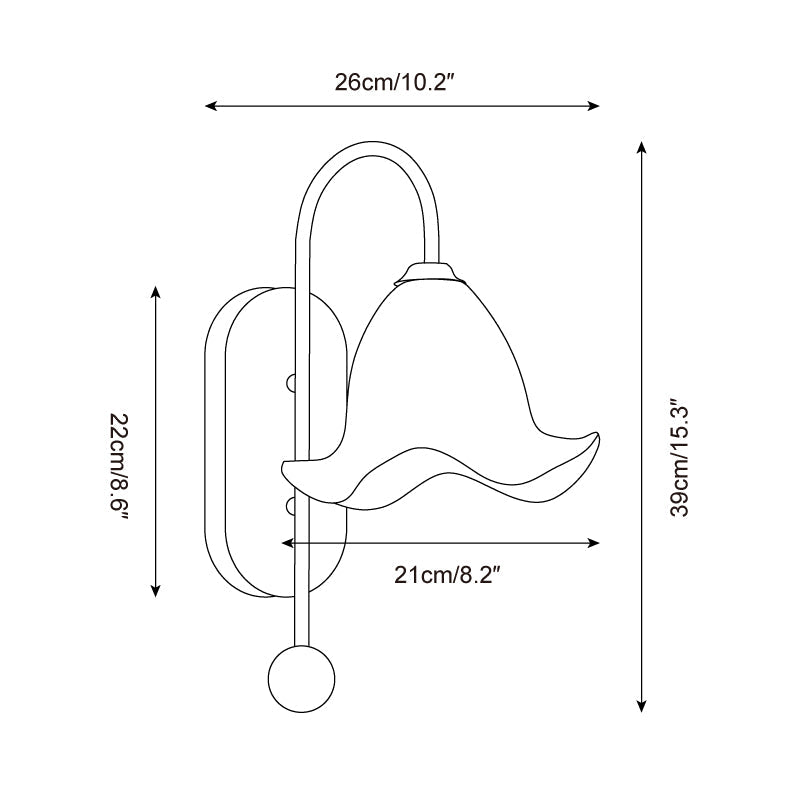 Bellora Glass Wall Lamp — product view 5
