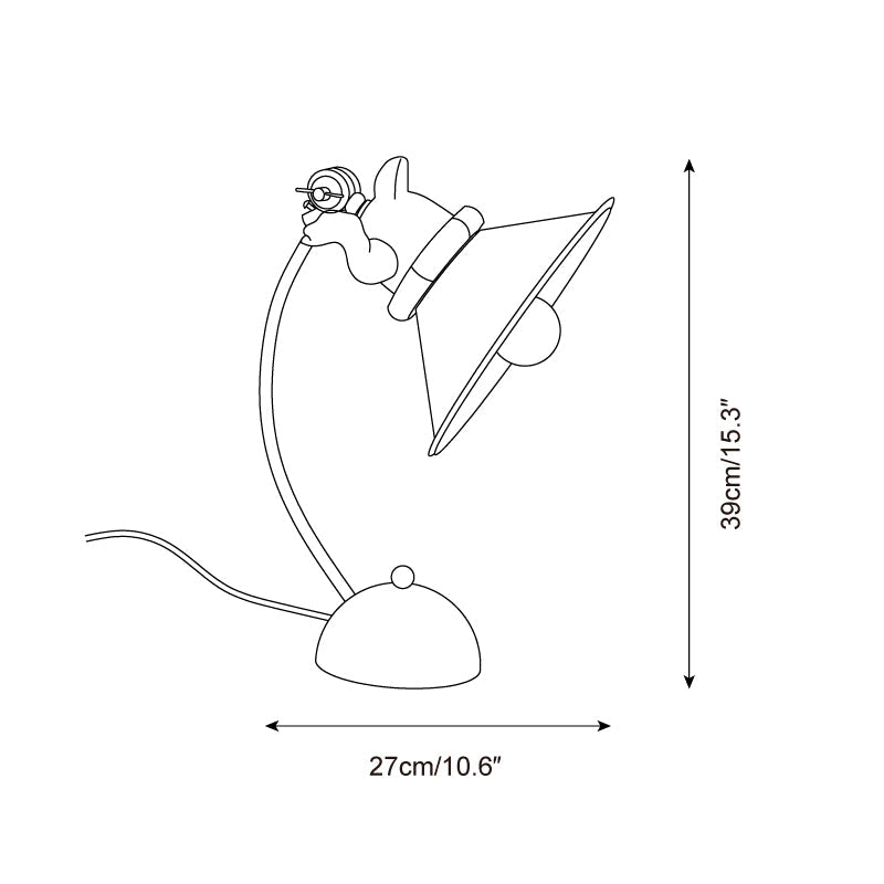 Taily Metal Table Lamp — product view 6
