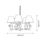 Cat Symphony Metal Chandelier — product view 5