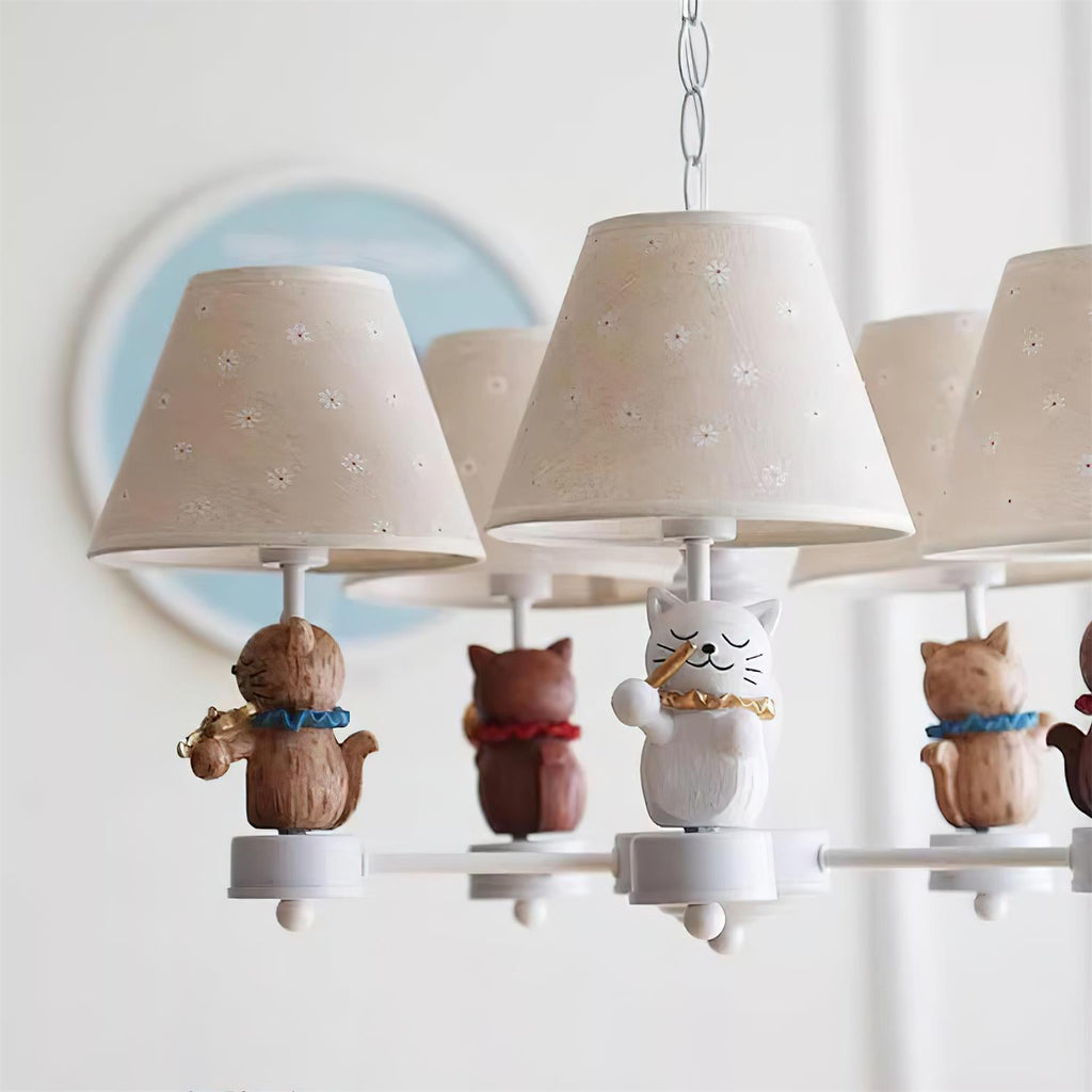 Cat Symphony Metal Chandelier — product view 9
