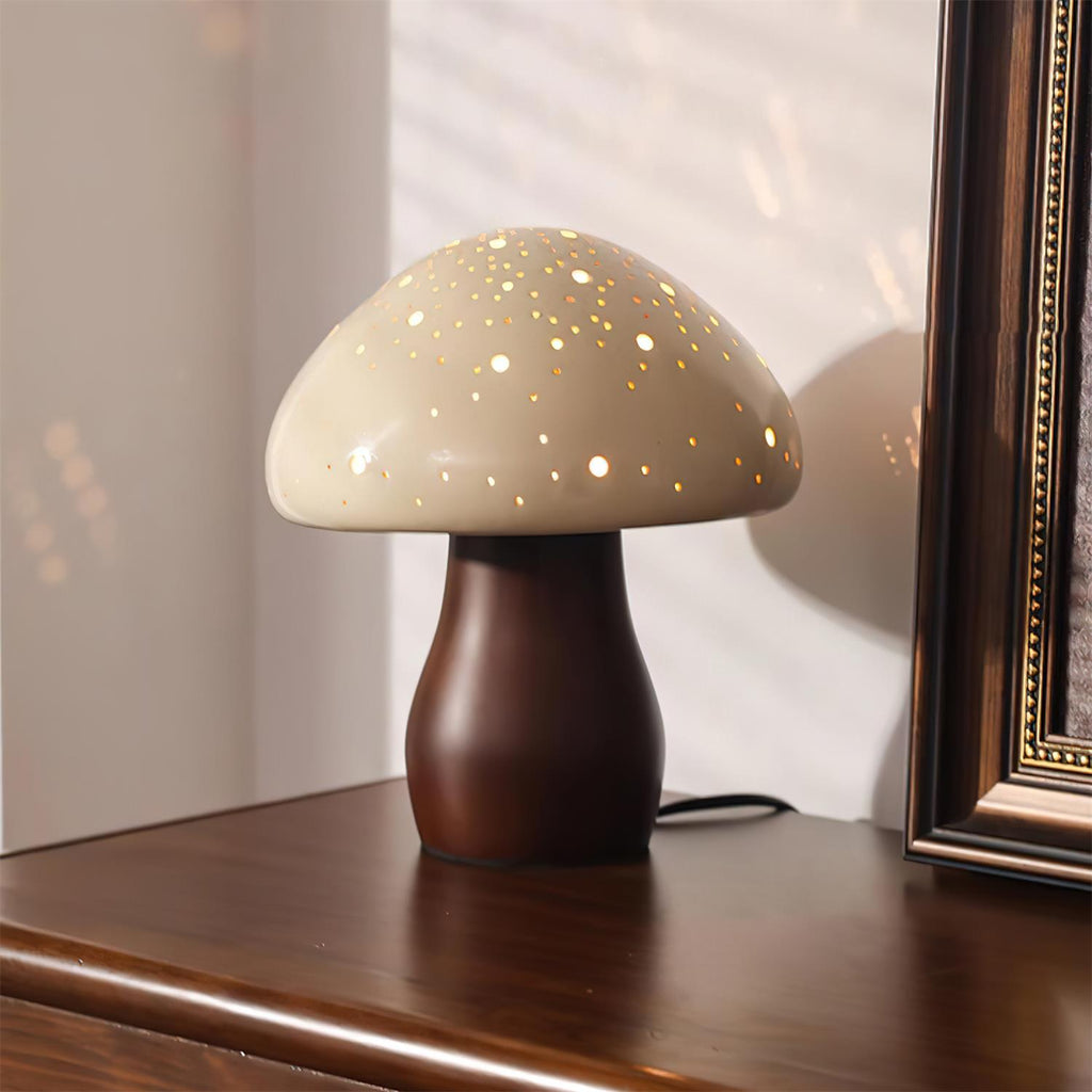 Mielo Mushroom Wood Table Lamp — product view 2