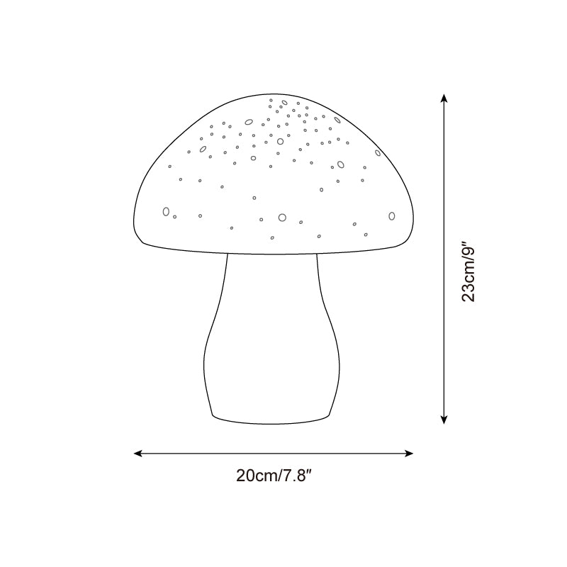 Mielo Mushroom Wood Table Lamp — product view 4