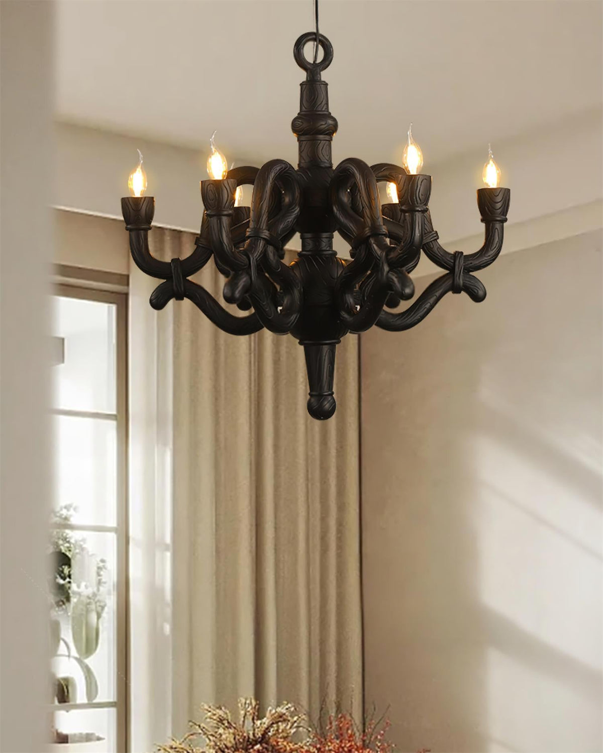 Nocturne Metal Chandelier — product view 3