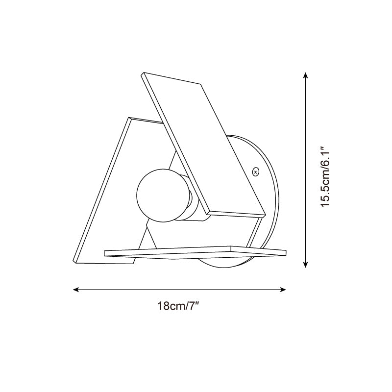 Vanta Metal Wall Lamp — product view 5