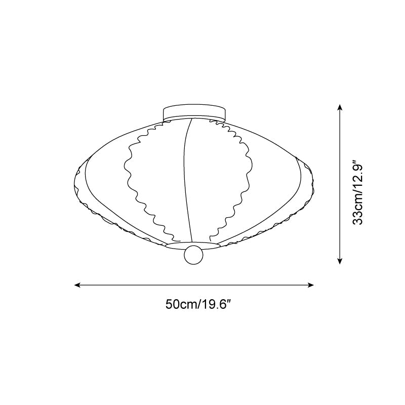 Lucian Wood Ceiling Light — product view 5