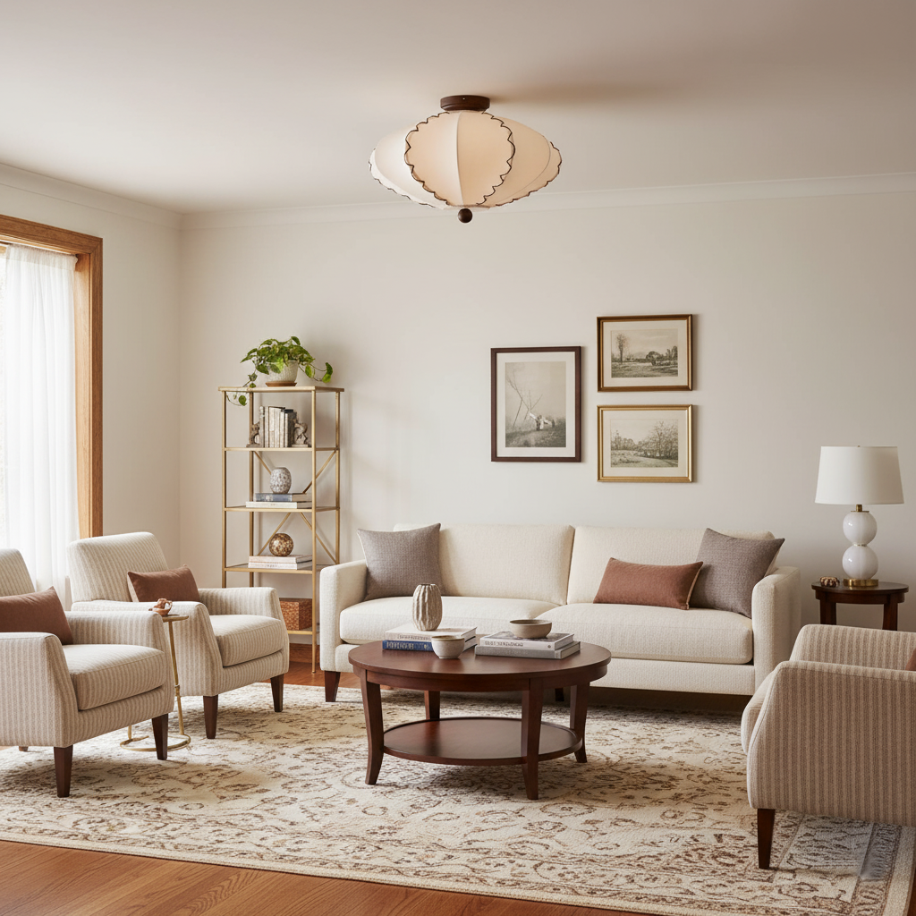 Lucian Wood Ceiling Light — product view 7