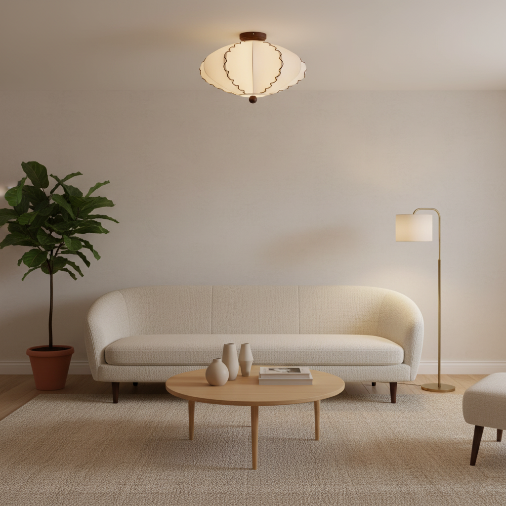 Lucian Wood Ceiling Light — product view 10