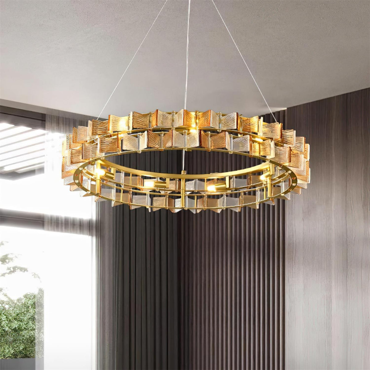 Celvara Glass Chandelier — product view 9