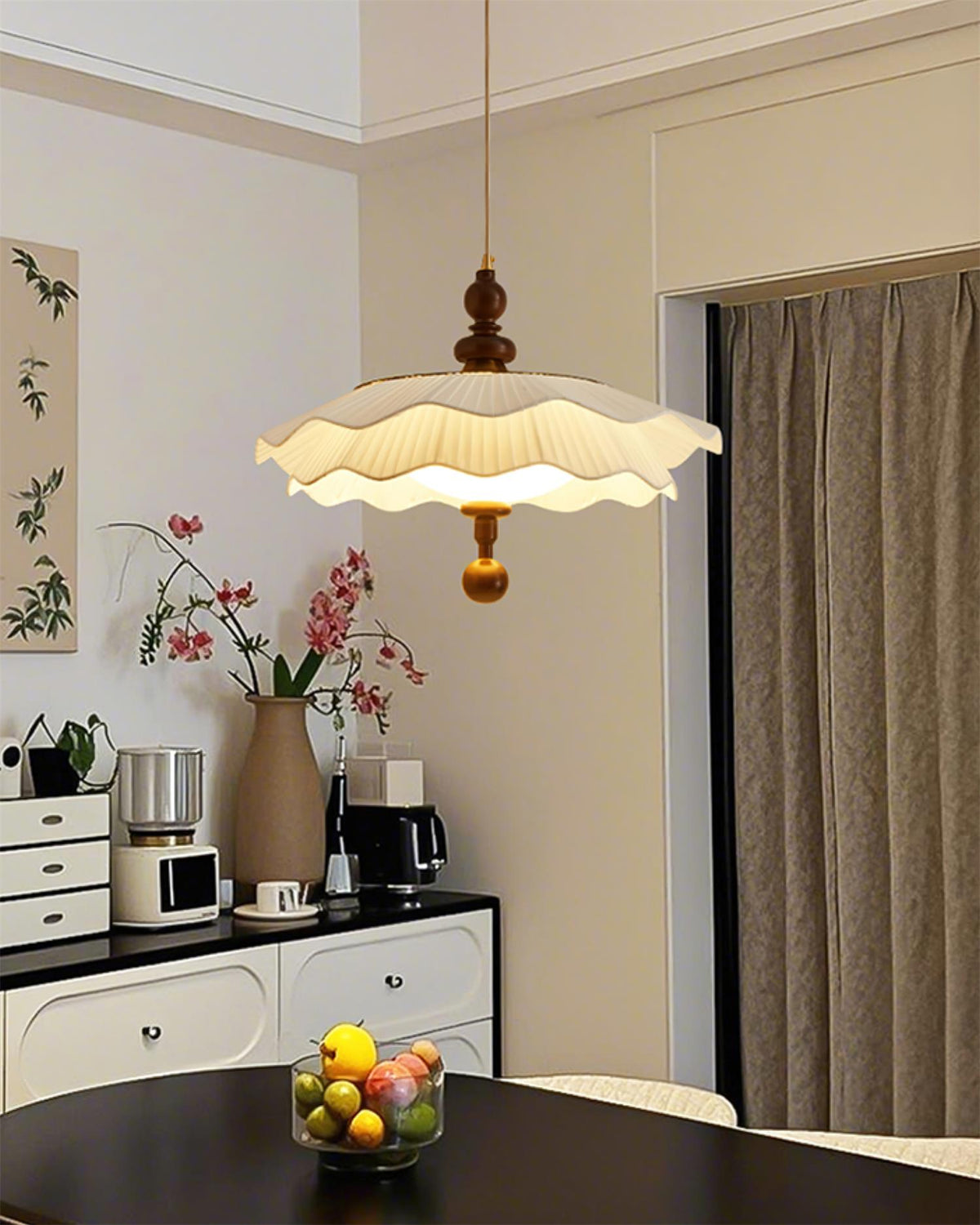 Ravina Wood Pendant Lamp — product view 3