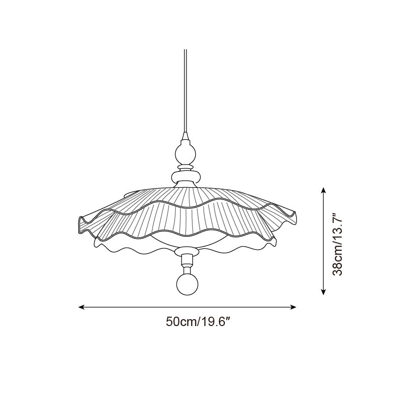 Ravina Wood Pendant Lamp — product view 5