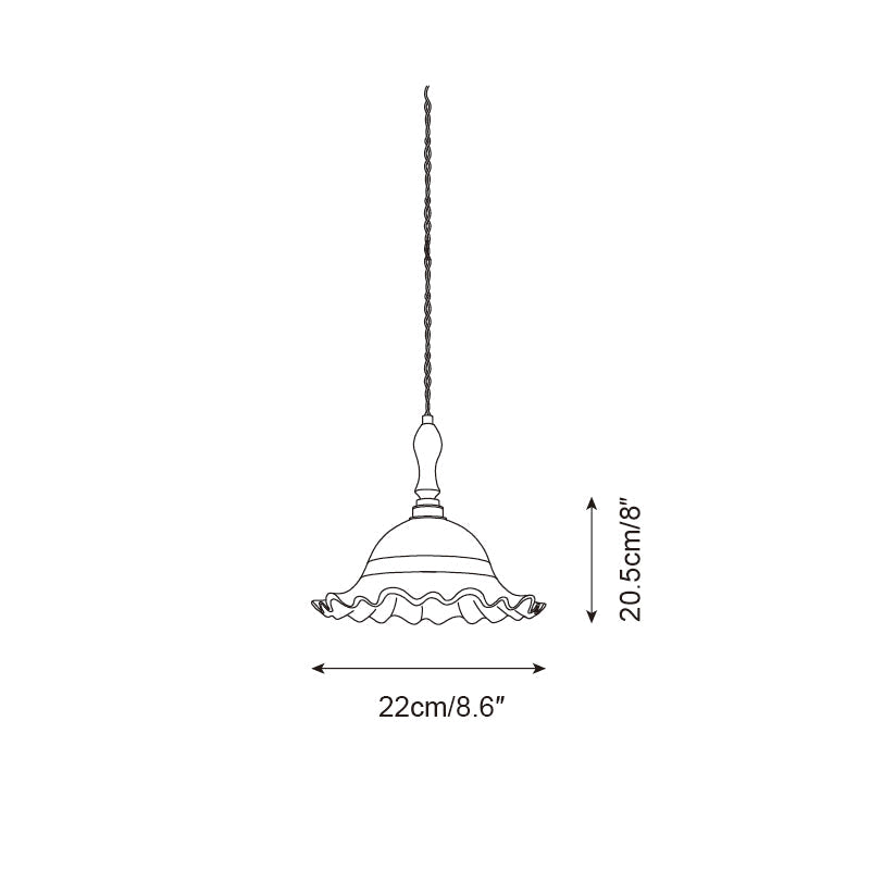 Brielle Glass Pendant Lamp — product view 5