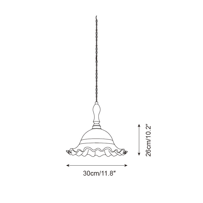 Brielle Glass Pendant Lamp — product view 6