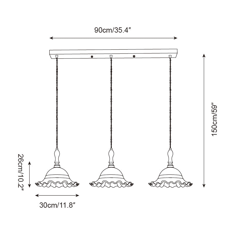Brielle Glass Pendant Lamp — product view 7