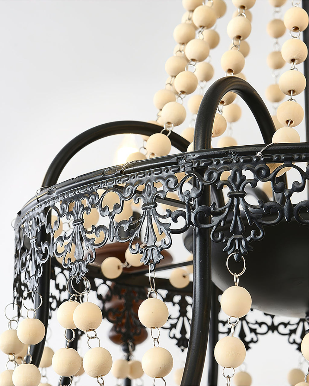 Seraphine Wood Chandelier — product view 11