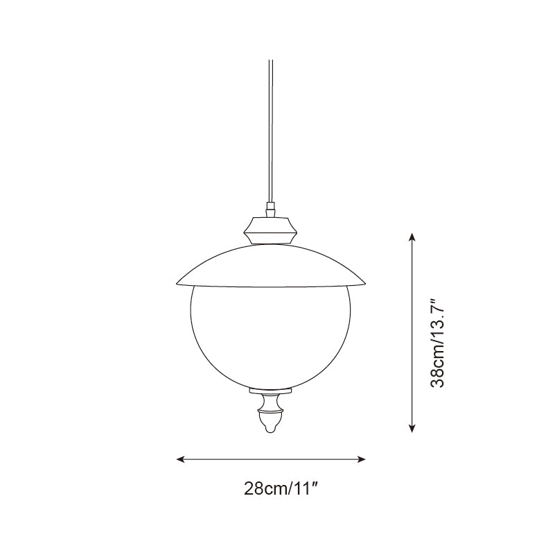 Tavira Glass Pendant Lamp — product view 6