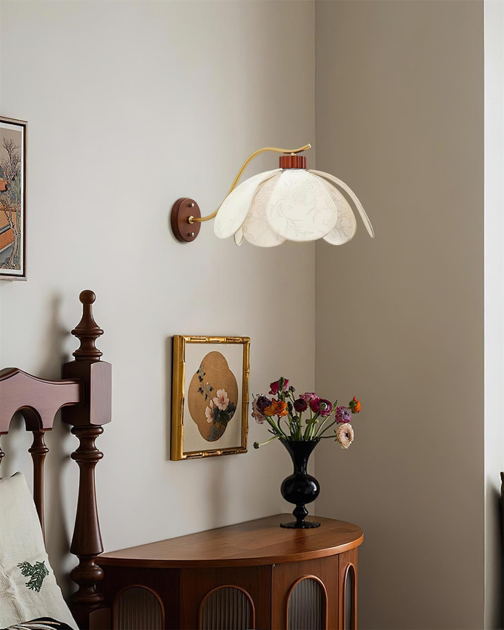 Florvia Wood Wall Lamp — product view 3
