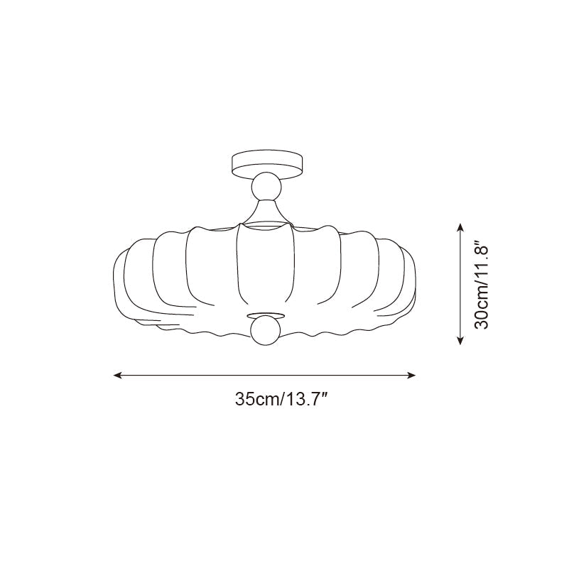 Velora Wood Ceiling Lamp — product view 5