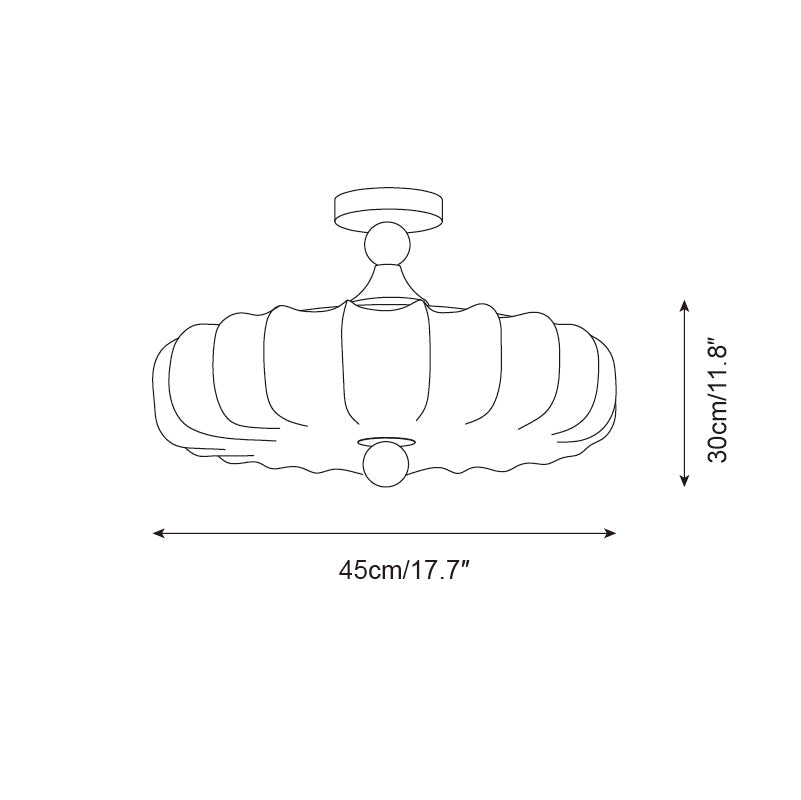 Velora Wood Ceiling Lamp — product view 6