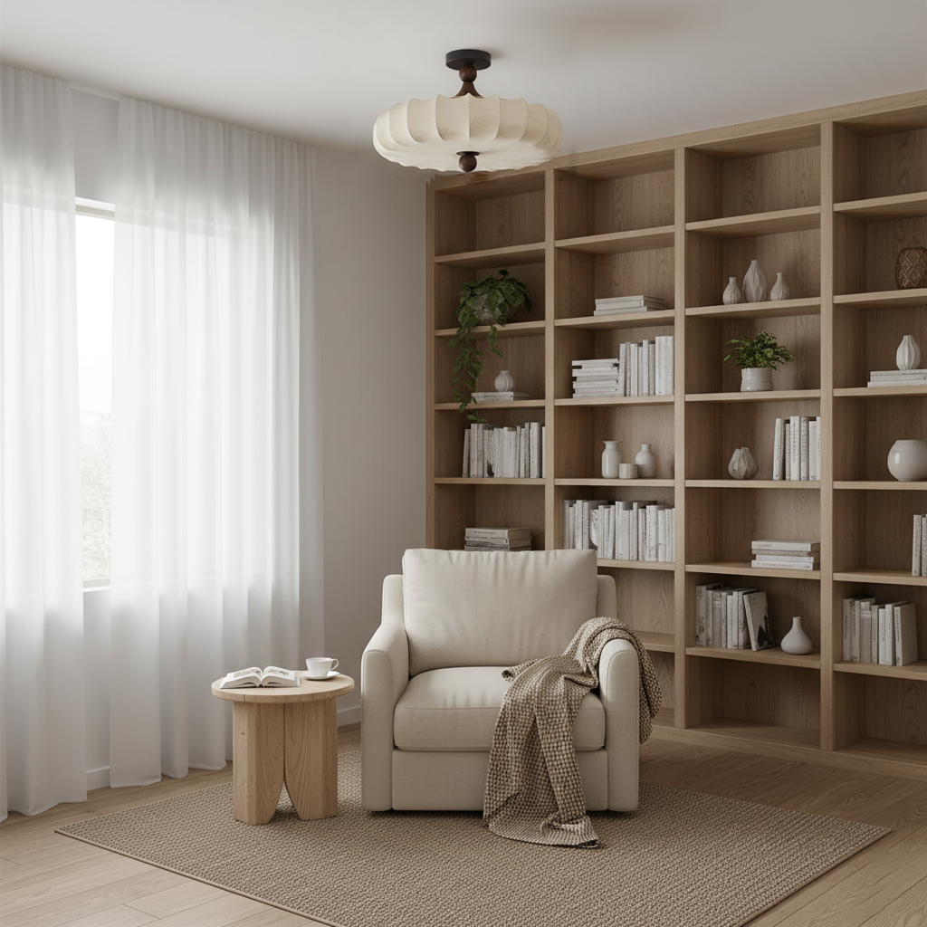 Velora Wood Ceiling Lamp — product view 18