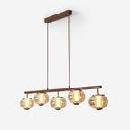 Amber Glass Chandelier — product view 1