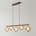 Amber Glass Chandelier — product view 2